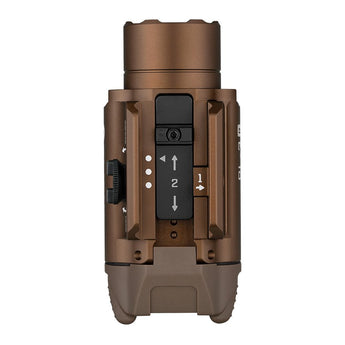 Olight PL-3R Rechargeable LED Weapon Light - 1500 Lumens - Uses Built-in 900mAh Li-Poly Battery Pack - Black or Desert Tan