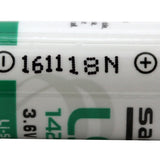 Saft LS-14250-BA 1/2 AA 1100mAh 3.6V Lithium Thionyl Chloride (LiSOCI2) Button Top Battery - Bulk
