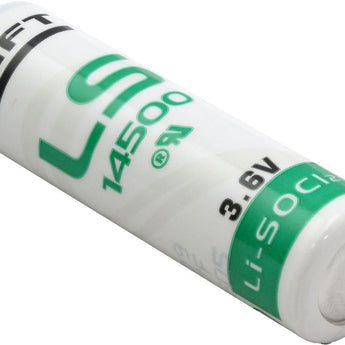 Saft LS-14500-BA AA 2450mAh 3.6V Lithium Thionyl Chloride (LiSOCI2) Button Top Battery - Bulk