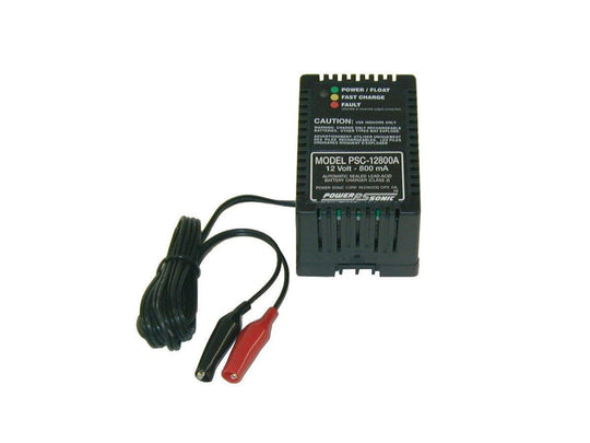 Power-Sonic PSC-12800A Transformer Type Charger 12-Volt 800 mA Rating - Plug-in Design