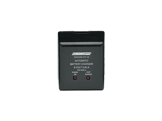 Power-Sonic PSC-6300A Transformer Type Charger 6-Volt 300 mA Rating - Plug-in Design