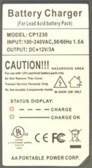 Powerizer Lead Acid Smart Charger (3.0 A) for 12V Lead Acid Battery 3 stages floating for Worldwide, UL/CE Listed