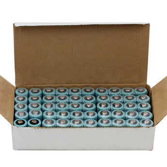 Powerizer CR123A (50PK) 1300mAh 3V Lithium Primary (LiMNO2) Button Top Photo Batteries - Box of 50
