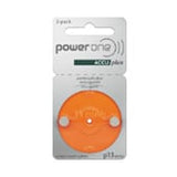 PowerOne Size 13 28mAh 1.2V NiMh Rechargeable Hearing Aid Batteries - 2 Pack Retail Card