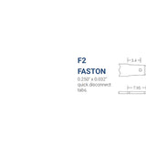 Power-Sonic AGM General Purpose PS-1290 9Ah 12V Rechargeable Sealed Lead Acid (SLA) Battery - F2 Terminal