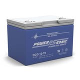 Power-Sonic Power-Gel DCG12-70 70Ah 12V Rechargeable Sealed Lead Acid (SLA) Battery - T6/U Terminal