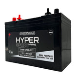 Power-Sonic DCM-12900-G27 AGM Deep Cycle 92Ah 12V 800CCA Rechargeable Sealed Lead Acid (SLA) Marine Battery - Group 27 - SAE Dual Terminal