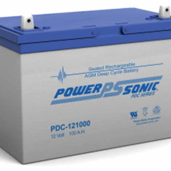 Powersonic PDC-121000 AGM Deep Cycle SLA Battery