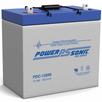Powersonic PDC-12600 AGM Deep Cycle SLA Battery
