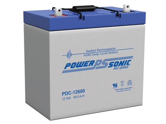 Powersonic PDC-12600 AGM Deep Cycle SLA Battery