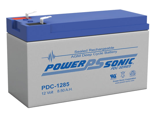 Powersonic PDC-1285 AGM Deep Cycle SLA Battery