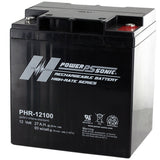 Power-Sonic AGM High Rate PHR-12100 27Ah 12V Rechargeable Sealed Lead Acid (SLA) Battery - T12 Terminal