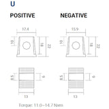 Power-Sonic AGM General Purpose PS-121000 100Ah 12V Rechargeable Sealed Lead Acid Battery - Universal or T6 Terminal