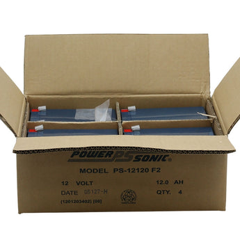 Power-Sonic AGM General Purpose PS-12120 12Ah 12V Rechargeable Sealed Lead Acid (SLA) Battery - F2 Terminal
