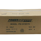 Power-Sonic AGM General Purpose PS-12120 12Ah 12V Rechargeable Sealed Lead Acid (SLA) Battery - F2 Terminal