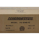 Power-Sonic AGM General Purpose PS-12140 14Ah 12V Rechargeable Sealed Lead Acid (SLA) Battery - F2 Terminal