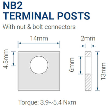 Power-Sonic AGM General Purpose PS-12180 18Ah 12V Rechargeable Sealed Lead Acid (SLA) Battery - NB Terminal