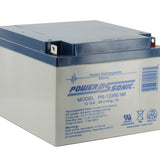 Power-Sonic AGM General Purpose PS-12260 26Ah 12V Rechargeable Sealed Lead Acid (SLA) Battery - NB Terminal