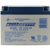 Power-Sonic AGM General Purpose PS-12260 26Ah 12V Rechargeable Sealed Lead Acid (SLA) Battery - NB Terminal