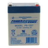 Power-Sonic AGM General Purpose PS-1227 2.9Ah 12V Rechargeable Sealed Lead Acid (SLA) Battery - F1 Terminal