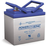 Power-Sonic PS-12330 33Ah 12V Rechargeable Sealed Lead Acid (SLA) Battery - F2 Terminal