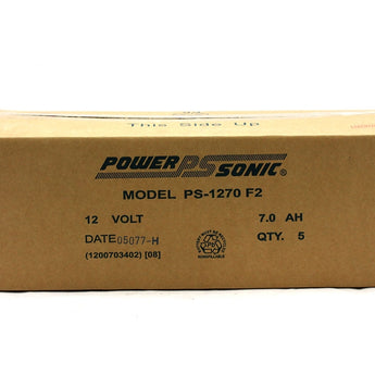 Power-Sonic AGM General Purpose PS-1270 7Ah 12V Rechargeable Sealed Lead Acid (SLA) Battery - F1 or F2 Terminal