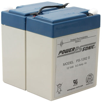 Powersonic PS-1282 S SLA Battery - Angle Shot