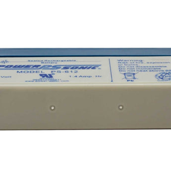 Power-Sonic PS-612 1.4AH 6V Rechargeable Sealed Lead Acid (SLA) Battery - F1 Terminal