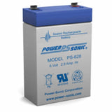 Powersonic PS-628 SLA Battery