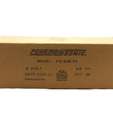 Power-Sonic AGM General Purpose PS-640F 4.5Ah 6V Rechargeable Sealed Lead Acid (SLA) Battery - F1 Terminal