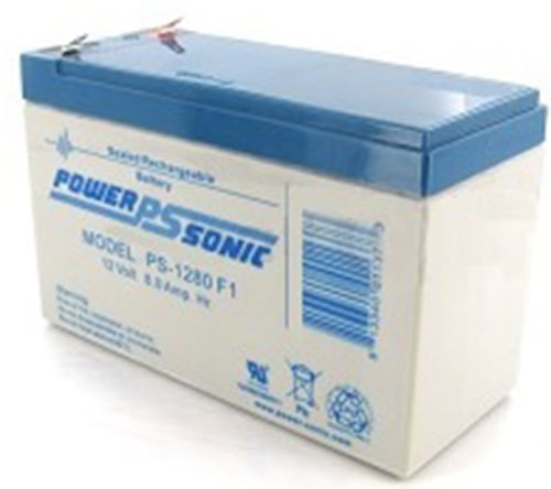 Power-Sonic PS1280F1 12V 8Ah Sealed Lead Acid Battery