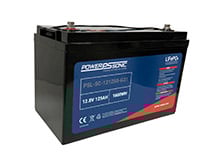 Power-Sonic PSL-SC-121250-G31 125AH 12.8V Group 31 Rechargeable Deep Cycle Lithium Iron Phosphate (LiFePO4) Battery - M8 Terminals