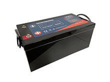 Power-Sonic PSL-SC-122000-G8D 200AH 12.8V Group 8D Rechargeable Deep Cycle Lithium Iron Phosphate (LiFePO4) Battery - M8 Terminals