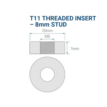 Power-Sonic PSL-SC-122000-G8D 200AH 12.8V Group 8D Rechargeable Deep Cycle Lithium Iron Phosphate (LiFePO4) Battery - M8 Terminals