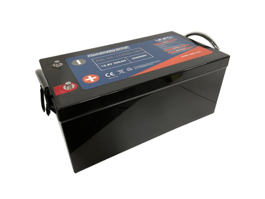 Power-Sonic PSL-SC-122000-G8D 200AH 12.8V Group 8D Rechargeable Deep Cycle Lithium Iron Phosphate (LiFePO4) Battery - M8 Terminals
