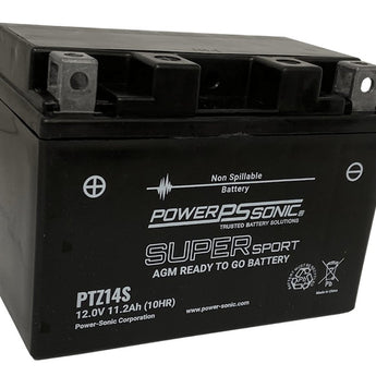 Power-Sonic AGM Super Sport PTZ14S 11.2Ah 12V Rechargeable Sealed Lead Acid (SLA) Battery