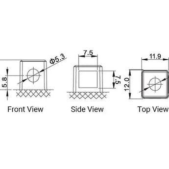 Power-Sonic PTZ7S 6Ah 12V Ultra Sport Series Sealed Lead Acid (SLA) Battery - 115CCA