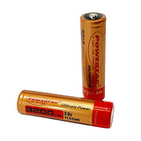 Powertac 3200-HD 18650 3200mAh 3.6V Protected High-Drain 11A Lithium Ion (Li-ion) Button Top Battery