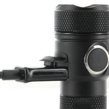 Powertac E10R Rechargeable Flashlight - 600 Lumens - CREE XM-L2 U2 LED - Includes 1 x RCR123A