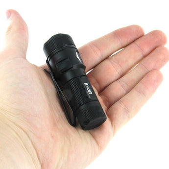 Powertac E10R Rechargeable Flashlight - 600 Lumens - CREE XM-L2 U2 LED - Includes 1 x RCR123A