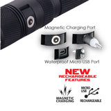 Powertac E9R-G4 Rechargeable LED Flashlight - CREE XHP50 - 2550 Lumens - Includes 1 x 18650