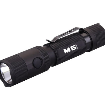 Powertac M5-G3 Rechargeable LED Flashlight - CREE XM-L2 U3 - 2030 Lumens - Includes 1 x 18650