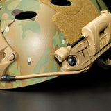 Princeton Tec Charge Pro MPLS Tactical Helmet Light - Red, White, Blue, Green or IR LED - 55 Lumens - Includes 1 x CR123A - Black, Olive Drab, or Tan