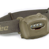 Princeton Tec Quad Tactical MPLS Headlamp - 4 x LEDs - 78 Lumens - Includes Colored Filters - Includes 3 x AAAs - Black, Olive Drab, Camo and Tan