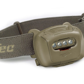 Princeton Tec Quad Tactical MPLS Headlamp - 4 x LEDs - 78 Lumens - Includes Colored Filters - Includes 3 x AAAs - Black, Olive Drab, Camo and Tan