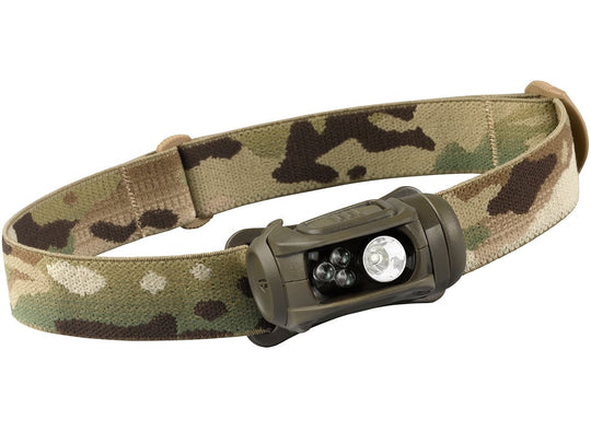 Princeton Tec Remix Pro Headlamp - Red, Blue, IR, and White LEDs - 150 Lumens - Includes 1 x CR123A - Multi Cam