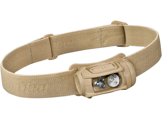 Princeton Tec Remix Pro Headlamp - Red, Green, IR, and White LEDs - 150 Lumens - Includes 1 x CR123A - Tan