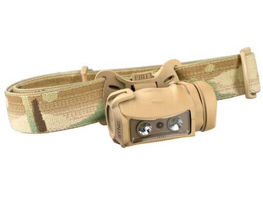 Princeton Tec Sync Tactical MPLS LED Headlamp - 300 Lumens - Includes 3 x AAA - Multi Camo