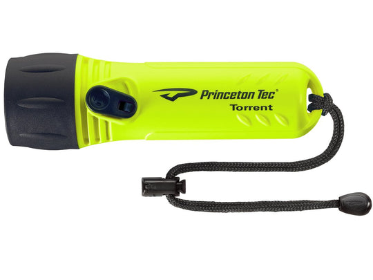 Princeton Tec Torrent Flashlight - Maxbright LED - 330 Lumens - Class I Div 2 - Includes 8 x AAs - Neon Yellow