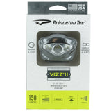 Princeton Tec Vizz II Intrinsically Safe Headlamp - 5 x LEDs - 150 Lumens  - Class I Div 1 - Includes 3 x AAAs - Black